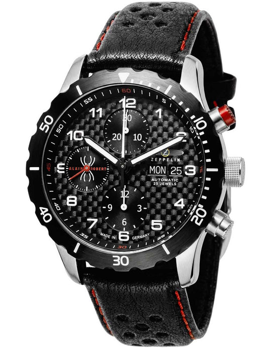 Zeppelin Night Cruise 7216-2 Herrenuhr Blau • Automatik-Chronograph • 10 ATM wasserdicht