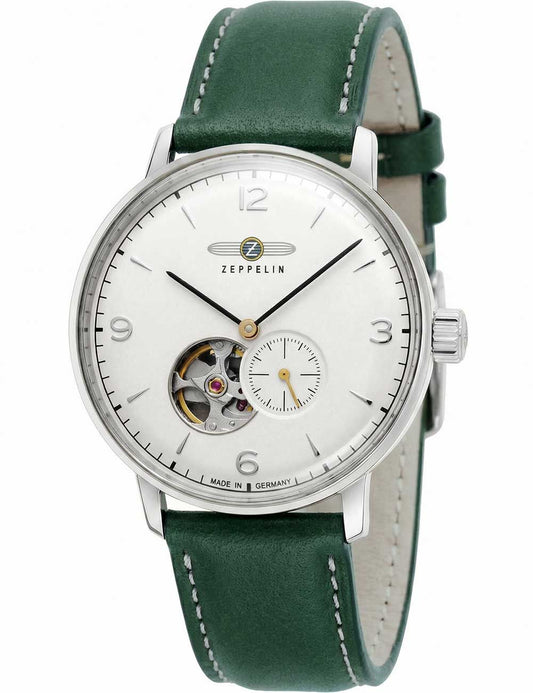 Zeppelin LZ-129 Hindenburg 8066-1 Herren Automatikuhr Schwarz • Saphirglas • Automatikwerk