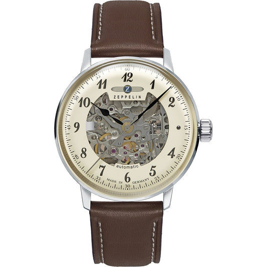Zeppelin LZ 129 Hindenburg 8068-5 Herren • Skelett-Automatikwerk • Made in Germany