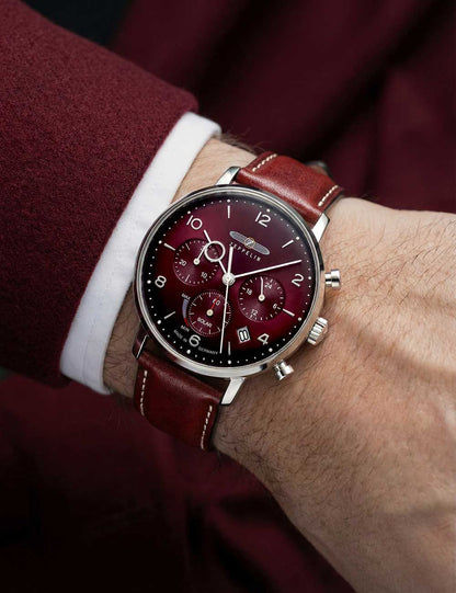 Zeppelin LZ-129 Hindenburg 8086-2 Herren Chronograph Schwarz • Miyota Quarzwerk • 5 ATM wasserdicht, Bild 4