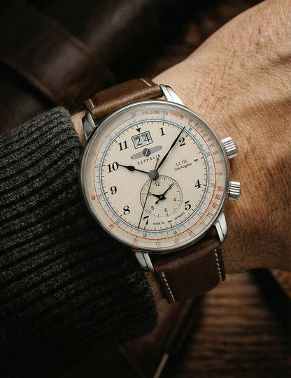 Zeppelin LZ-127 8644-5 Herrenuhr Schwarz • Quarzwerk • 5 ATM wasserdicht, Bild 3