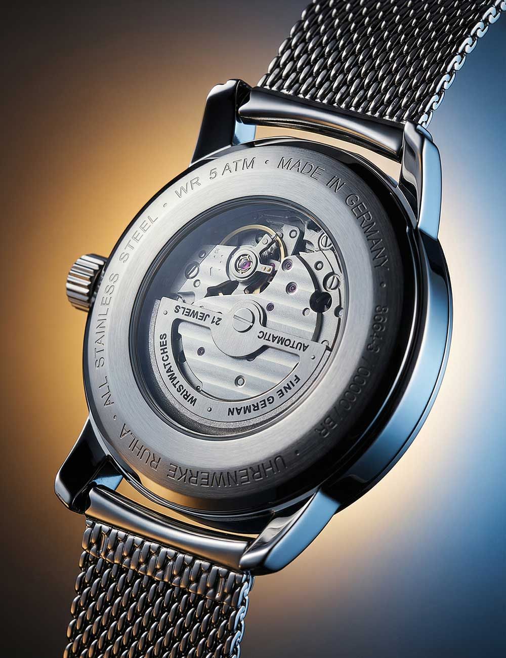Zeppelin New Captains Line 8664M-3 Herrenuhr Blau • Automatikwerk • 5 ATM wasserdicht, Bild 3