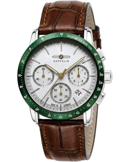 Zeppelin New York 8878-4 Herren Chronograph • Quarz-Chronograph • 5 ATM wasserdicht