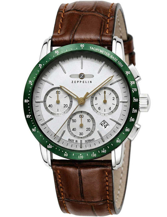 Zeppelin New York 8878-4 Herren Chronograph • Quarz-Chronograph • 5 ATM wasserdicht