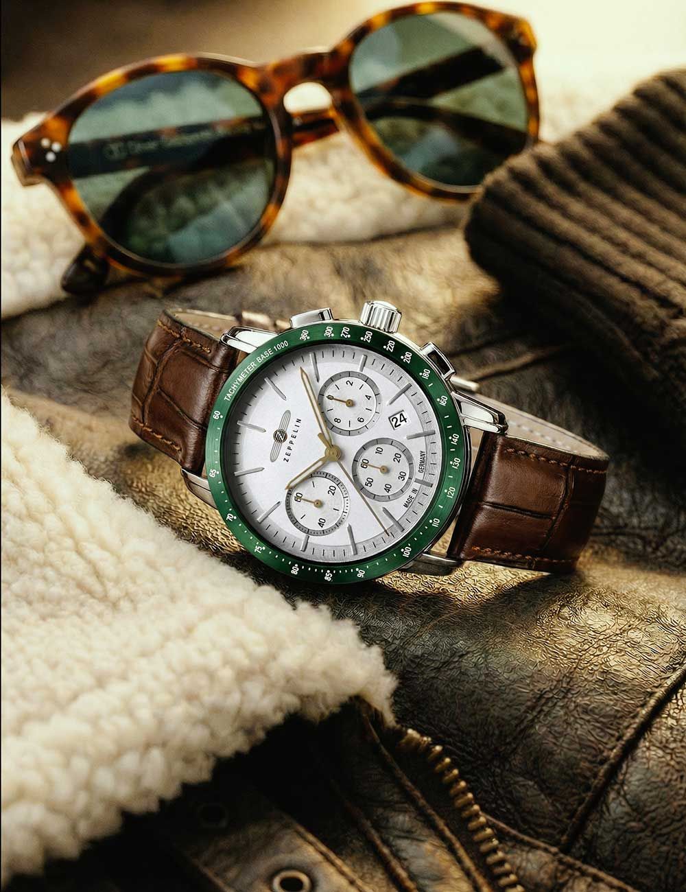 Zeppelin New York 8878-4 Herren Chronograph • Quarz-Chronograph • 5 ATM wasserdicht, Bild 2