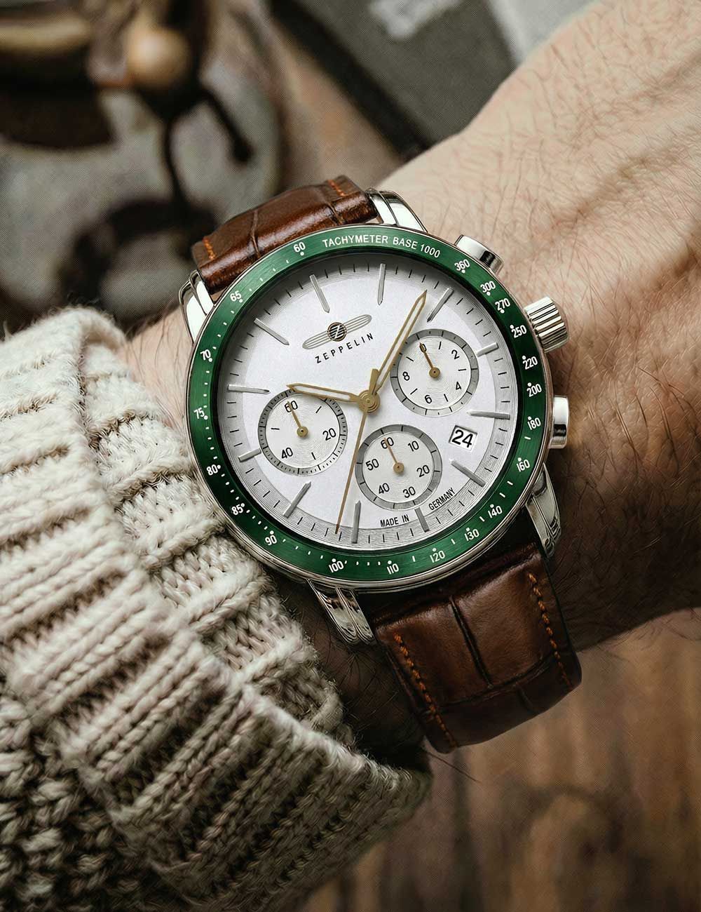 Zeppelin New York 8878-4 Herren Chronograph • Quarz-Chronograph • 5 ATM wasserdicht, Bild 3