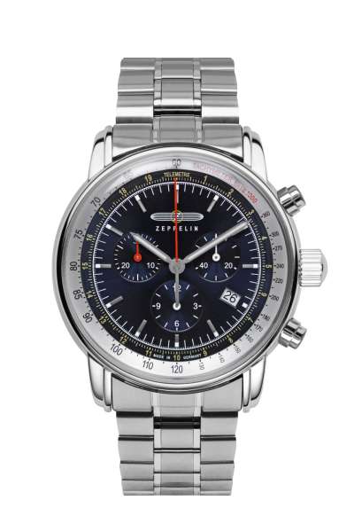 Zeppelin LZ 14 Marine 8888MB-2 Herrenuhr Schwarz • Schweizer Quarzwerk Ronda 5030.D • 5 bar wasserdicht, Bild 3