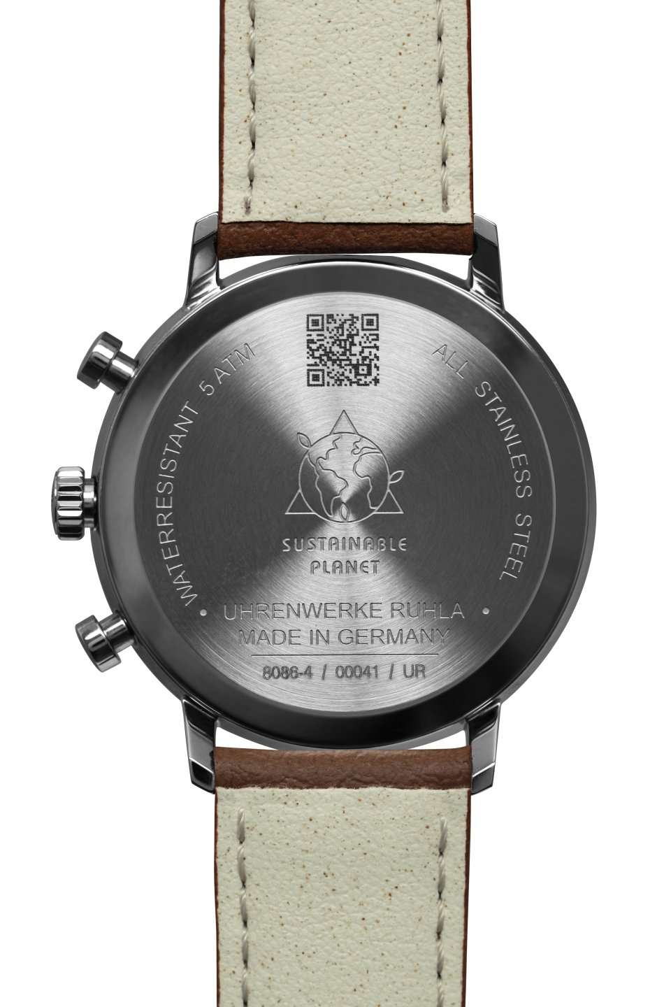 Zeppelin Hindenburg LZ129 8086-4N Herrenuhr Dunkelgrün • Solar-Chronograph • Veganes Lederarmband, Bild 2