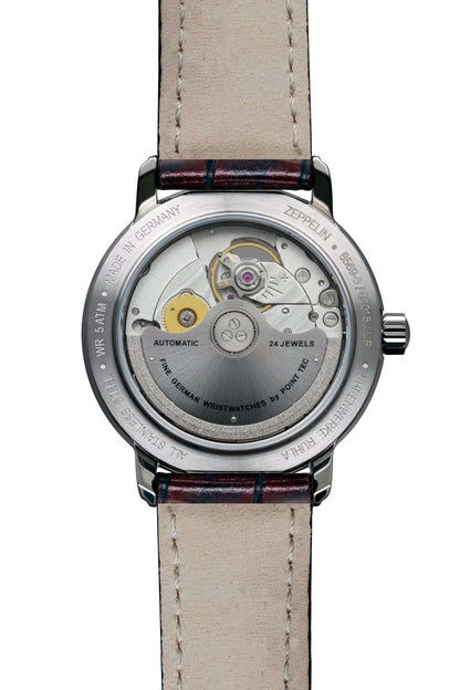 Zeppelin Friedrichshafen 8569-5 Damenuhr Rosa • Automatikwerk Citizen-Miyota 90S5 • Open Heart, Bild 2
