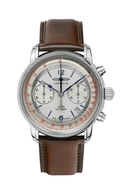 Zeppelin LZ 126 Los Angeles 8614-5 Herren Automatik Chronograph • Sellita SW510 Automatikwerk • Saphirglas