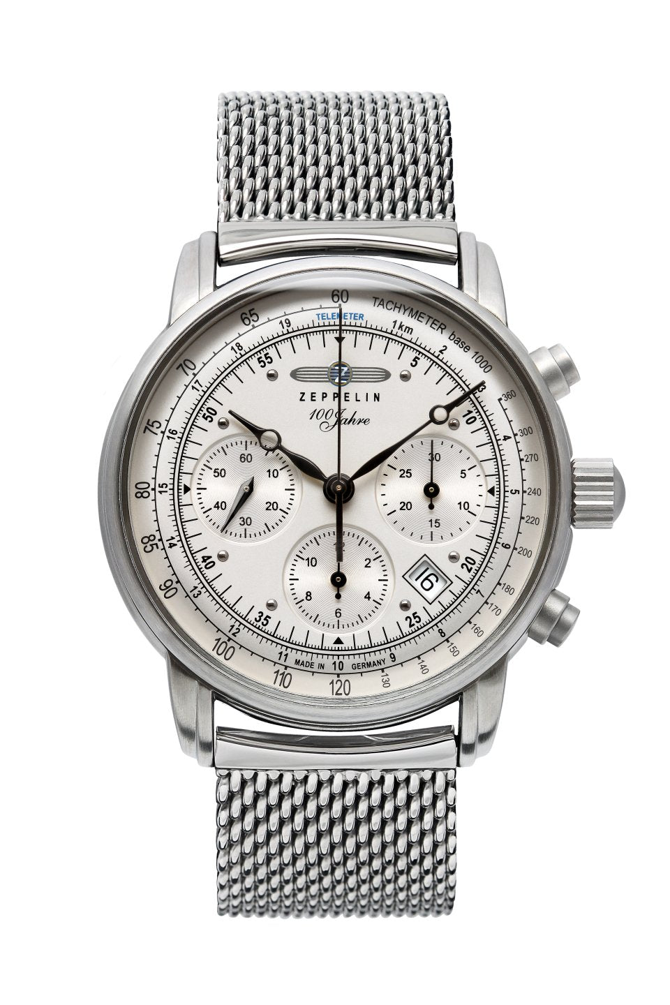 Zeppelin 100 Jahre Zeppelin 8618M-1 Herrenuhr • Sellita SW510 Automatik-Chronograph • Saphirglas