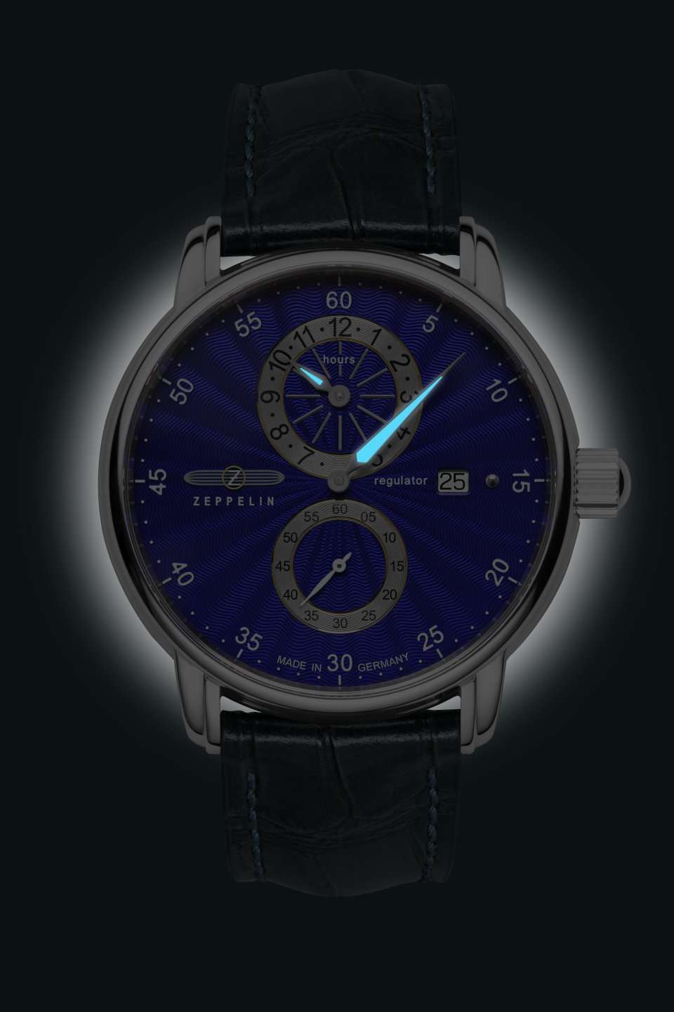 Zeppelin New Captain's Line 86263 Herrenuhr Ultramarin • Sellita SW266 Automatikwerk • Saphirglas, Bild 3
