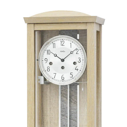 Zegar ścienny AMS Regulator R2745 dąb • mechanizm Westminster • mechanizm 8-dniowy