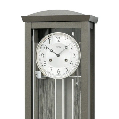 Zegar ścienny AMS Regulator R2747 antracytowy • mechanizm Westminster • chód 8-dniowy