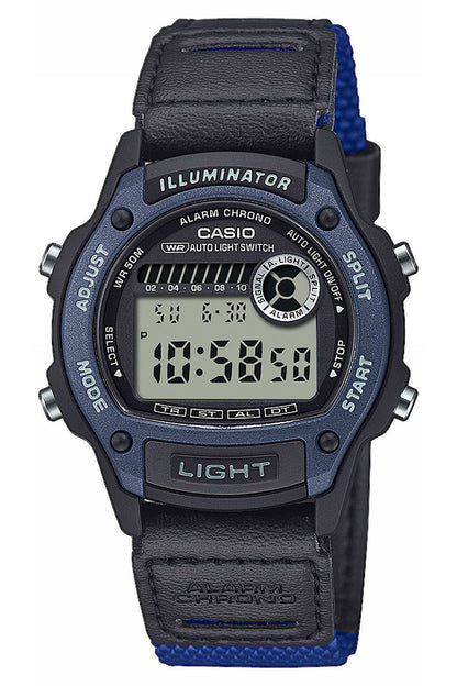 Casio W-220HF-2AVEF Armbanduhr Blau • Digitales Quarzwerk • Alarm-Chronograph