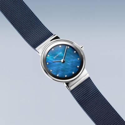 Bering Classic 10126-307 Damenuhr Silber • Saphirglas • Milanaise-Armband, Bild 3
