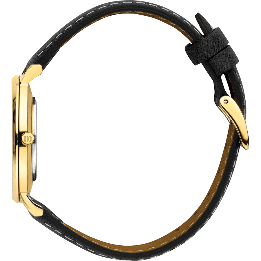 Danish Design Tidløs IV15Q1231 Ærø Damen Armbanduhr Silber-Gold • Mineralglas • Lederarmband, Bild 2