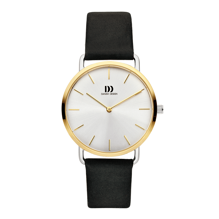 Danish Design Tidløs IV11Q1244 Damen Armbanduhr Bicolor • Mineralglas • Schlankes Gehäuse