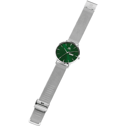 Danish Design Akilia IQ77Q1267 Herrenuhr Grün • Grünes Sunburst-Zifferblatt • Tag/Datum-Anzeige, Bild 4