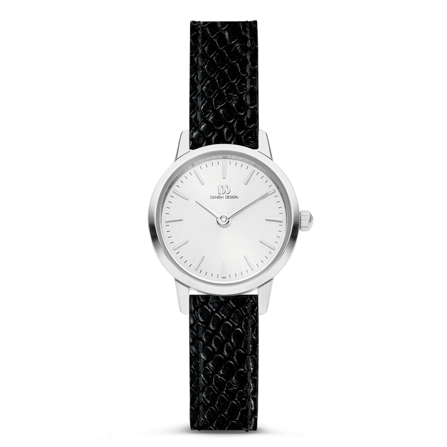 Danish Design Akilia Mini IV12Q1268 Damenuhr Schwarz • Schnellwechselarmband • Klassisches Design