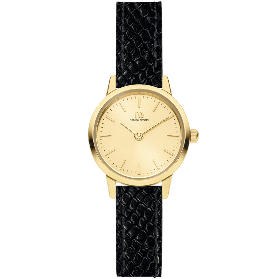Danish Design Akilia Mini IV19Q1268 Damenuhr Gold • Schnellwechselsystem • Mineralglas