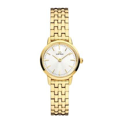 Danish Design Akilia Mini Link IV91Q1268 Damenuhr Gold • Edelstahlarmband • Schnellwechselsystem