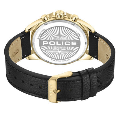 Police Urban Chronograph PEWGC0054001 Herrenuhr Schwarz/Goldfarben • Quarz-Chronograph • Mineralglas, Bild 3