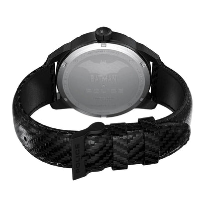 Police The Bat PEWGA0075502 Herrenuhr Schwarz • Carbon-Optik Lederarmband • Limited Edition, Bild 3