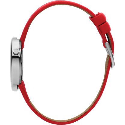 Danish Design Frihed IV24Q1284 Ellipse Armbanduhr Rot • Elliptisches Gehäuse • Mineralglas, Bild 3