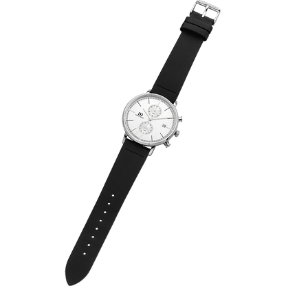 Danish Design Koltur Chrono II IQ12Q1290 Herrenuhr Silber • Mineralglas • Chronograph, Bild 2