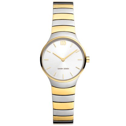 Danish Design Jolie IV65Q1293 Damenuhr Bicolor • Mineralglas • Schmuckarmband