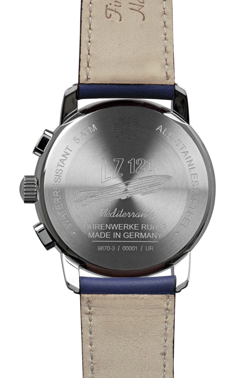 Zeppelin 100 Jahre Méditerranée 9670-3 Herren • Chronograph • Blaues Zifferblatt, Bild 2