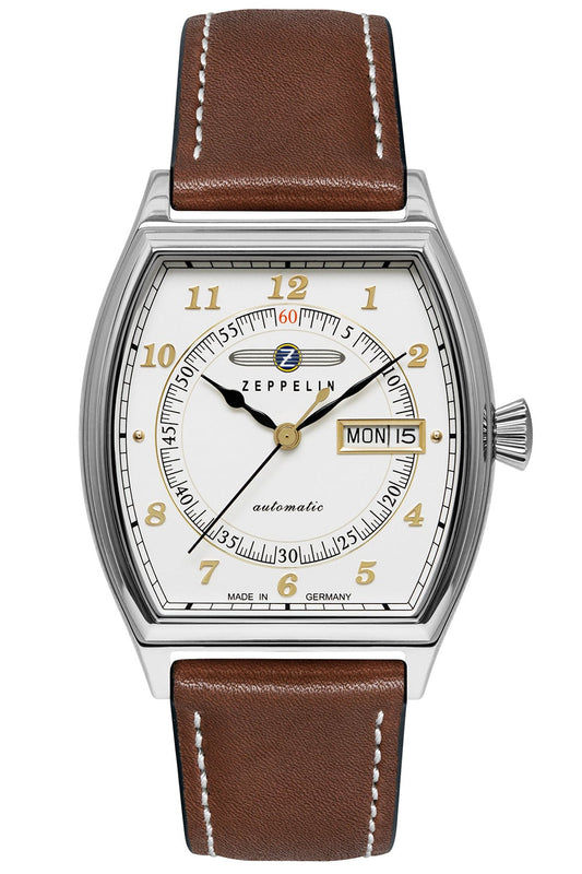 Zegarek męski Zeppelin Metropolis 8360-1 automatyczny • Wskaźnik DayDate • Szkło mineralne