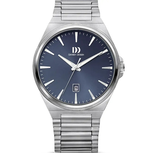 Danish Design Tidløs IQ99Q1303 Armbandsur Blå • Safirglas • LumiNova