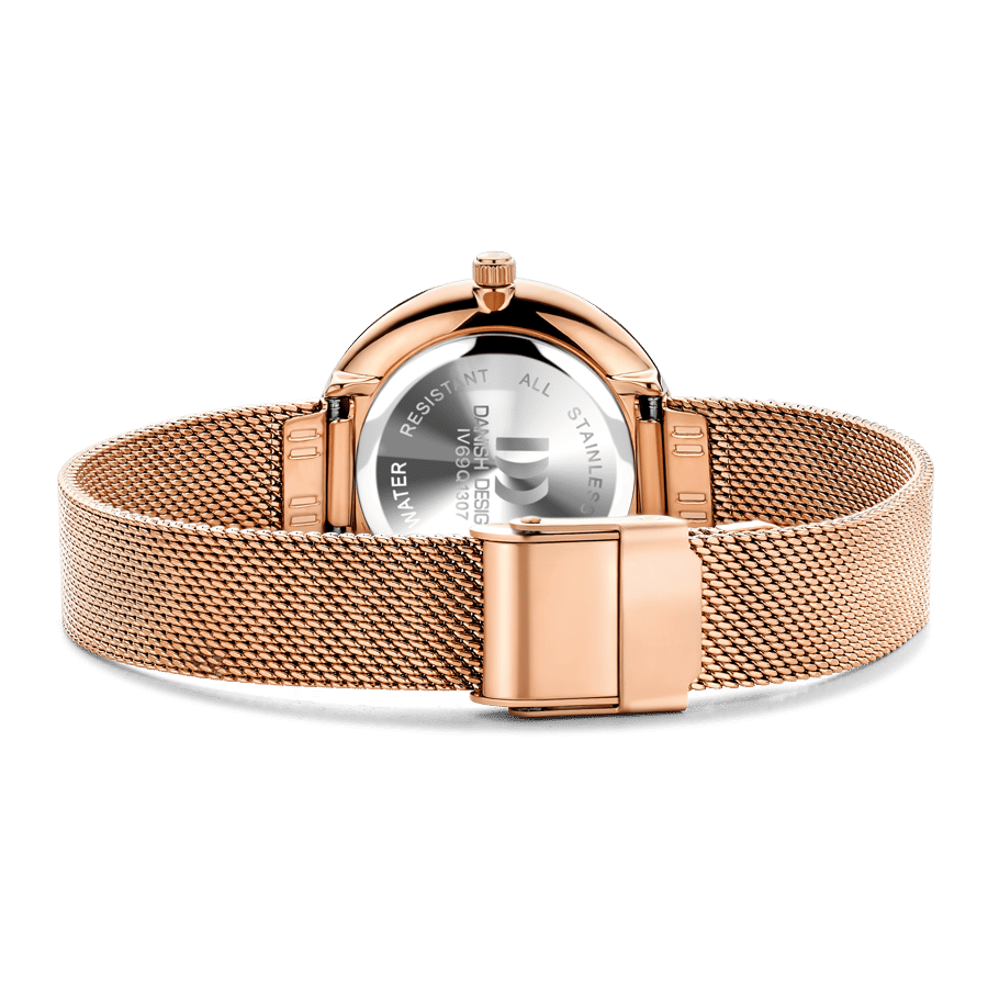 Danish Design Amelia Ripple IV69Q1307 Damenuhr Roségold • Mineralglas • Mesh-Armband, Bild 3