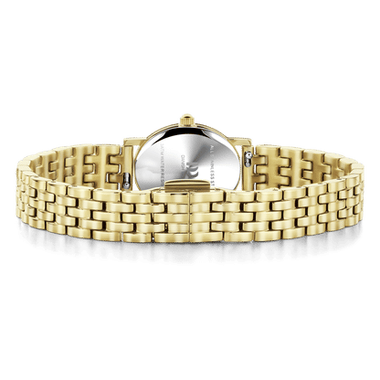 Danish Design Eloise IV96Q1310 Damenuhr Gold • Ovales Gehäuse • Schnellwechselarmband, Bild 3