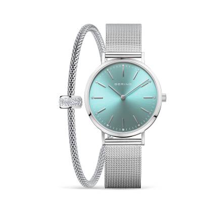 Bering Classic 14134-010 Damenuhr Gold • Saphirglas • Milanaise-Armband, Bild 11