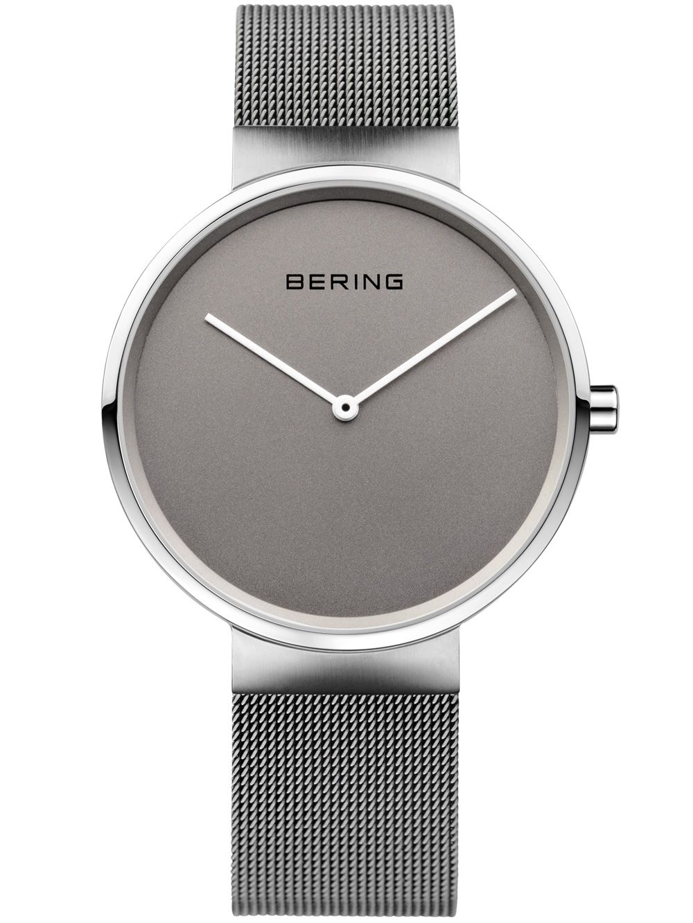 Bering Classic 14539-077 Damen Armbanduhr Grau • Saphirglas • Milanaise-Armband, Bild 2
