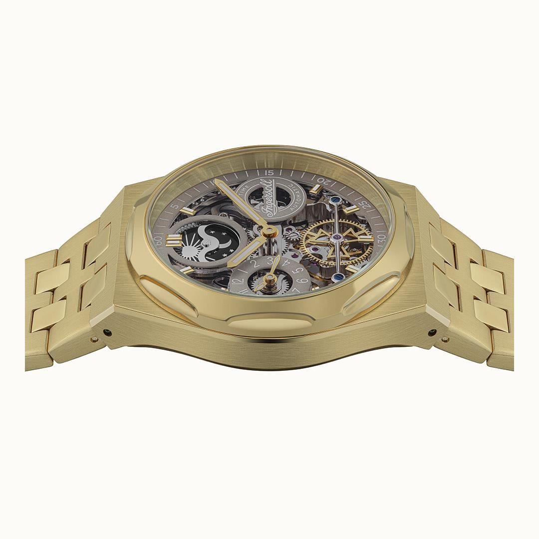 Ingersoll The Broadway I12902 Herrenuhr • Dual Time Automatik • Mineralglas, Bild 5