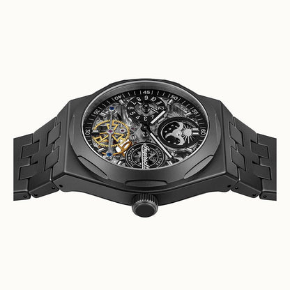 Ingersoll The Broadway I15102 Herrenuhr Schwarz • Keramik-Automatikuhr • Dual Time, Bild 4