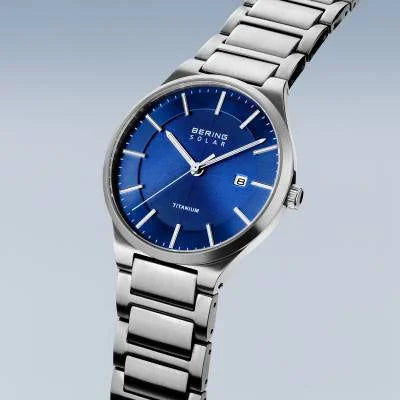 Bering Solar Titanium 15239-777 Herrenuhr Silber • Solarwerk • Saphirglas, Bild 2