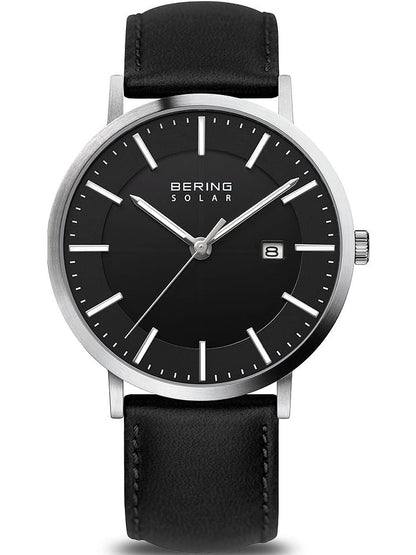 Bering Solar 15439-402 Herrenuhr Silber • Solarwerk • Saphirglas