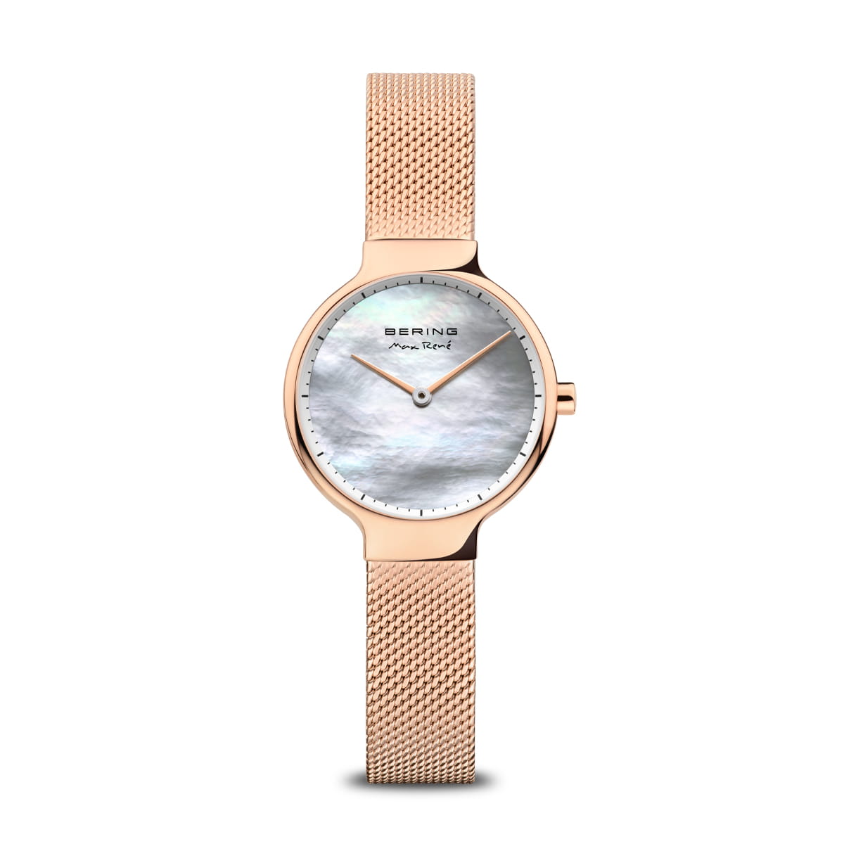 Bering Max René 15527-364 Damenuhr Roségold • Saphirglas • Milanaise-Armband