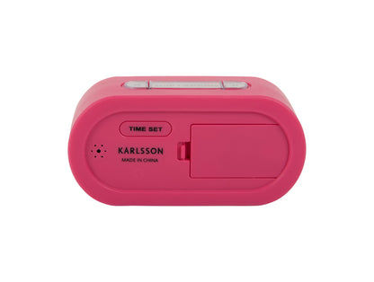 Karlsson Gummy KA5753BP Wecker Pink • Digitales LCD-Display • Weiches Silikongehäuse, Bild 4