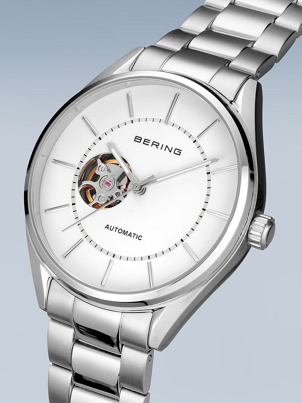 Bering Automatic 16743-704 Herrenuhr Silber • Saphirglas • Premium Slim Automatikwerk, Bild 2