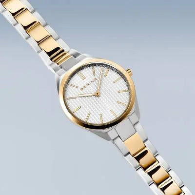 Bering Ultra Slim 17231-704 Damenuhr Silber/Gold • Saphirglas • Dänisches Design, Bild 4