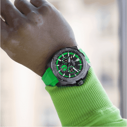 Festina Chrono Bike F20725/6 Herrenuhr Chronograph Schwarz/Türkis • Mineralglas • 20 ATM Wasserdicht, Bild 15