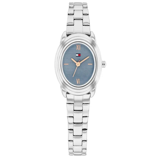 Tommy Hilfiger Demi Oval 1782873 Damen Armbanduhr • Ovales Gehäuse • Elegantes Design
