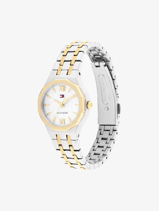 Tommy Hilfiger Mackenzie 1782888 Damen Armbanduhr Weiß • Mineralglasgehäuse • 3 BAR Wasserdicht