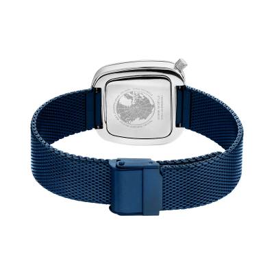 Bering Pebble 18034-307 Damen Armbanduhr Silber • Saphirglas • Milanaise-Armband, Bild 7
